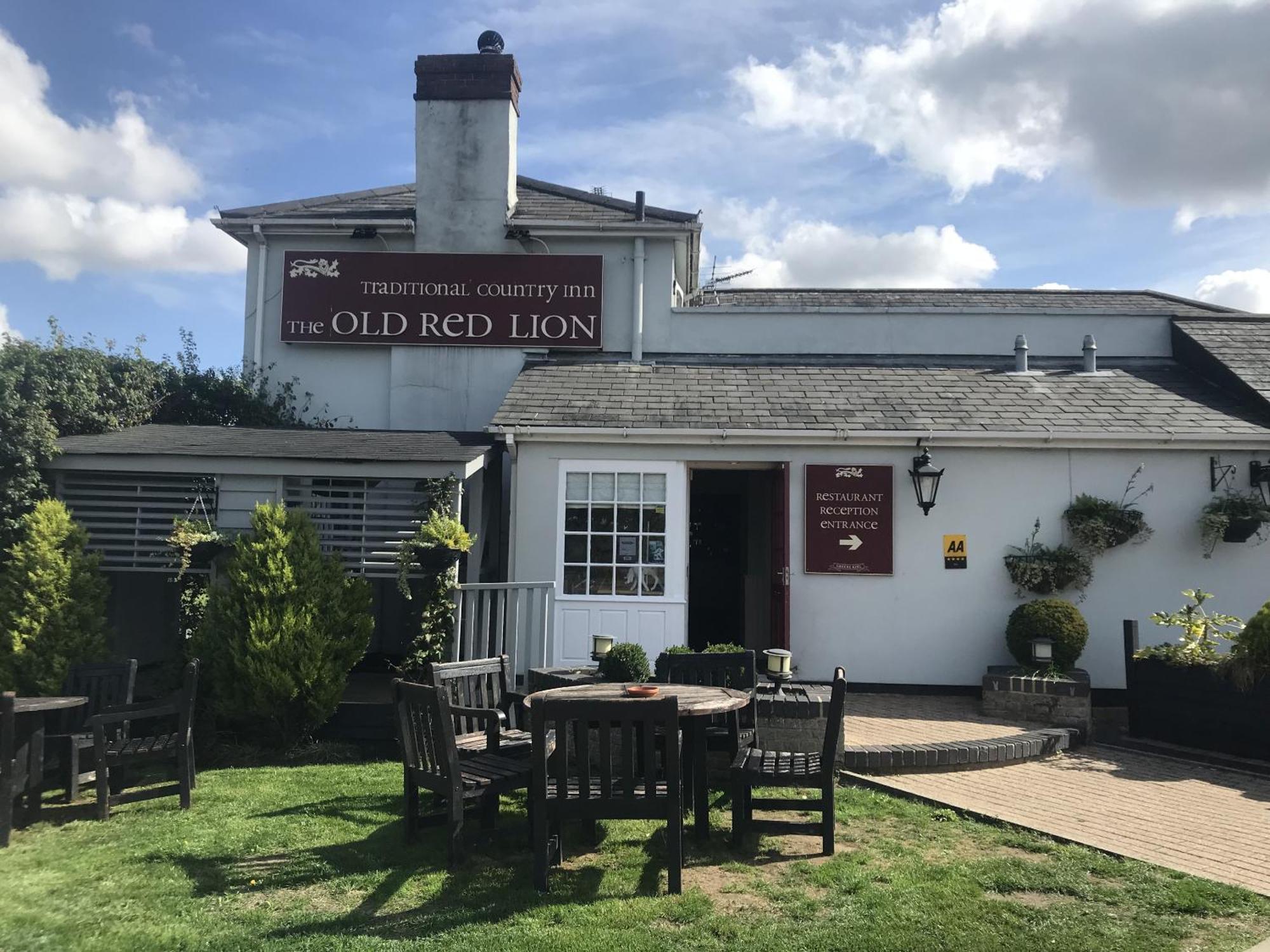 The Old Red Lion Inn Horseheath Exterior foto